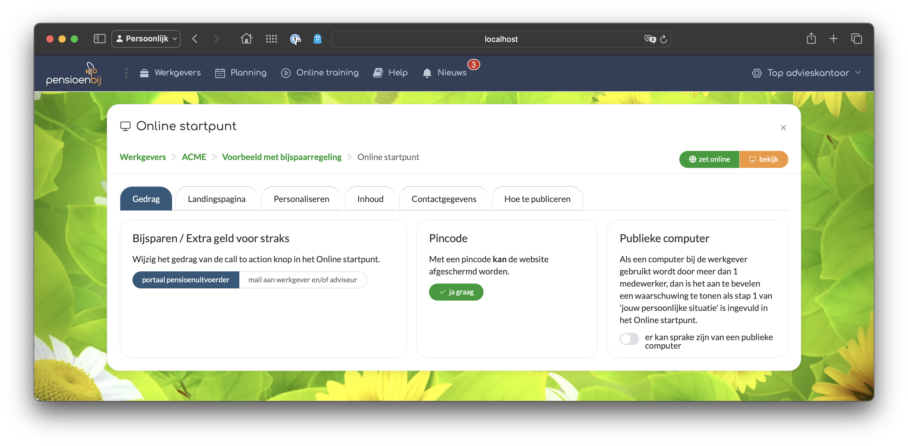 Zet online alternatief